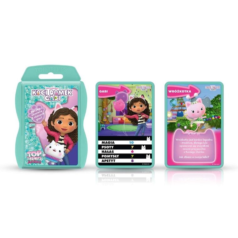 Top Trumps, Koci Domek Gabi, gra karciana, 5w1