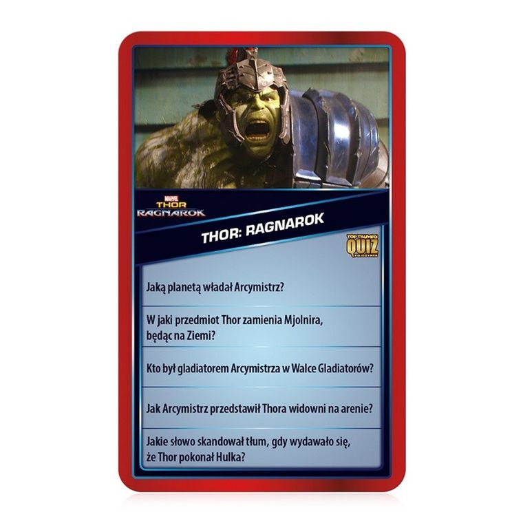 Top Trumps, Quiz, Marvel Universe, gra towarzyska