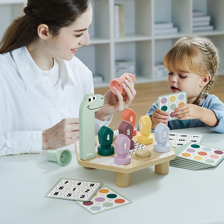 Topbright, Dino, gra do nauki kolorów i liczb