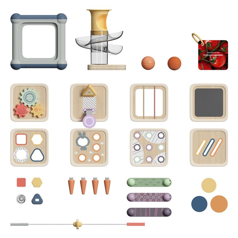 Topbright, Mistrz motoryki małej, kostka edukacyjna 10w1