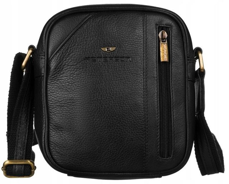 Torba listonoszka, czarna, Peterson