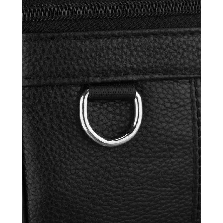 Torba listonoszka, czarna, skórzana, Rovicky