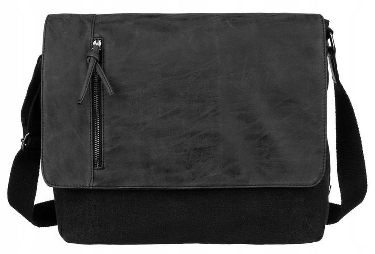 Torba na laptopa, czarna, 12", Peterson