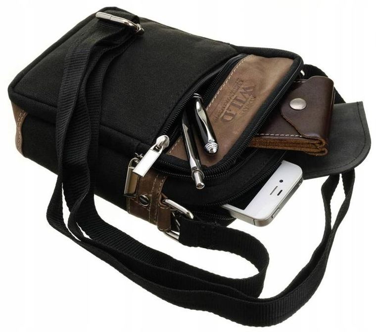 Torba na ramię, czarna, Always Wild