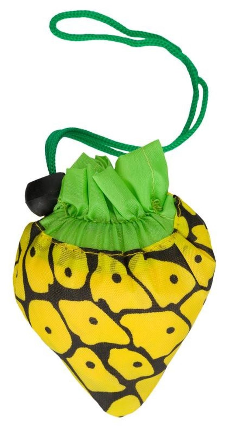 Torba na zakupy, składana, żółta