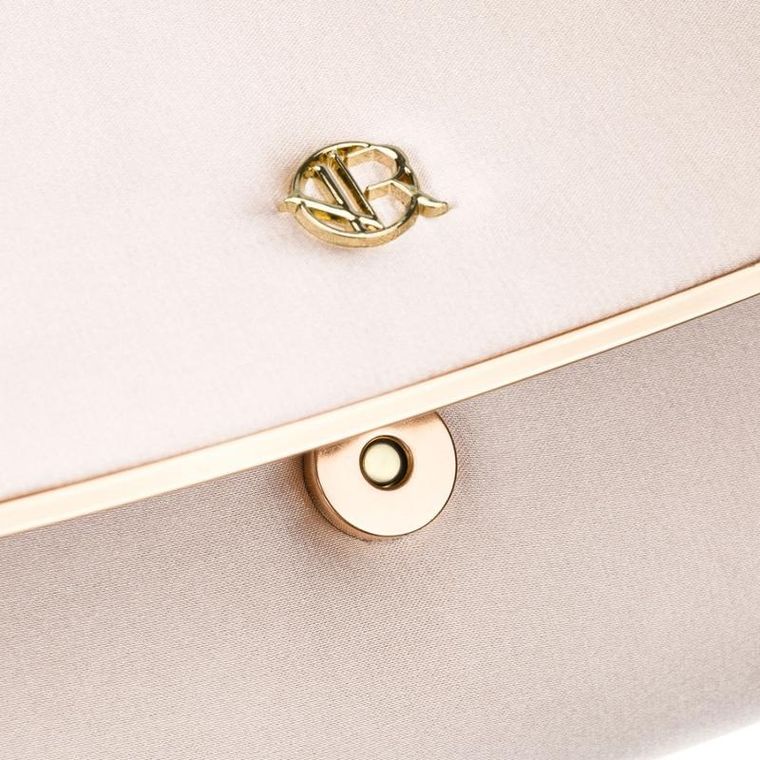 Torebka kopertówka, beżowa, Rovicky