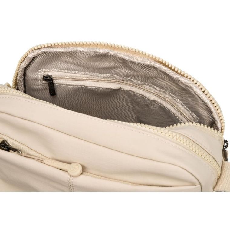 Torebka listonoszka, beżowa, Peterson