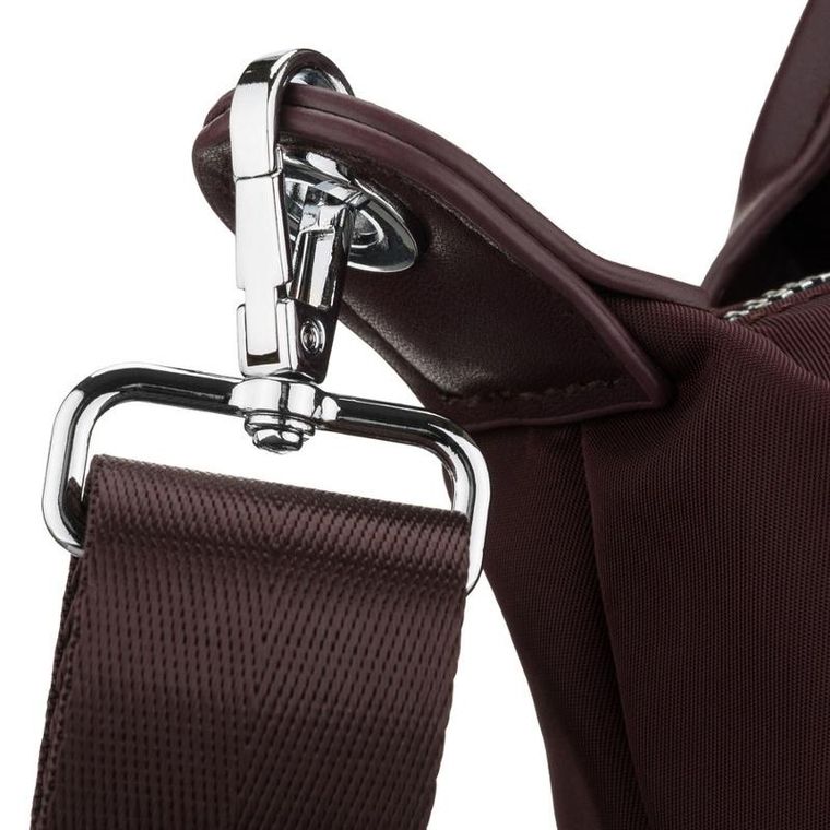 Torebka listonoszka, bordowa, Peterson