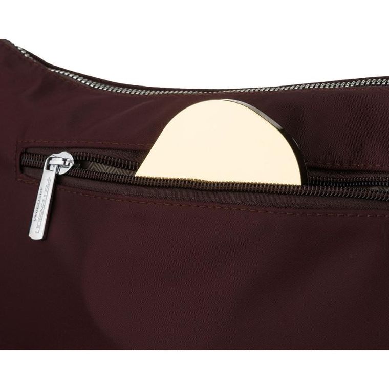 Torebka listonoszka, bordowa, Peterson