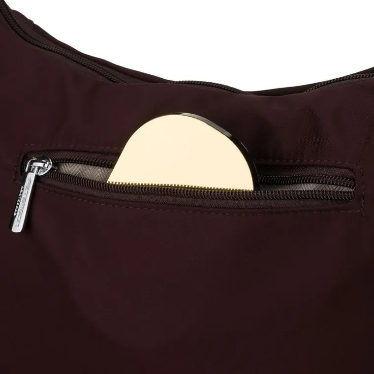 Torebka listonoszka, bordowa, Peterson