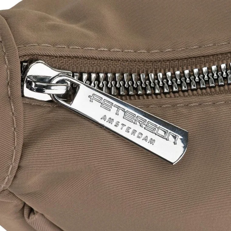 Torebka listonoszka, ciemnobeżowa, Peterson