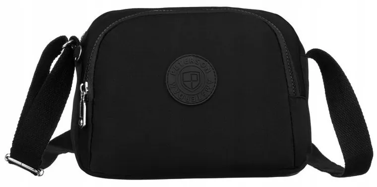 Torebka listonoszka, czarna, Peterson