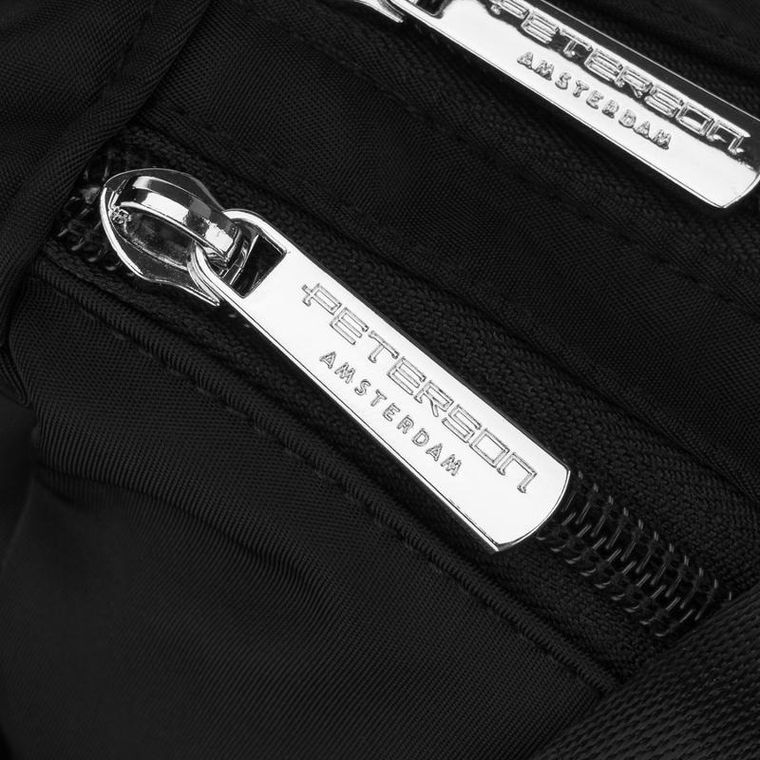 Torebka listonoszka, czarna, Peterson