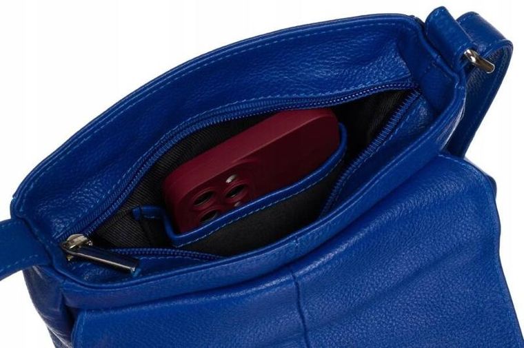 Torebka listonoszka, niebieska, Rovicky