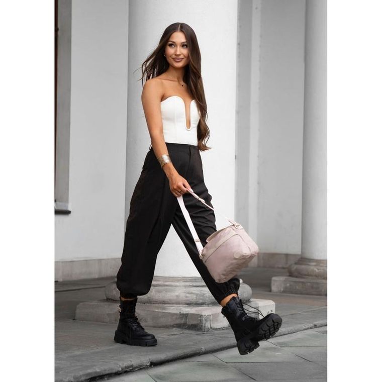 Torebka listonoszka, różowa, Peterson