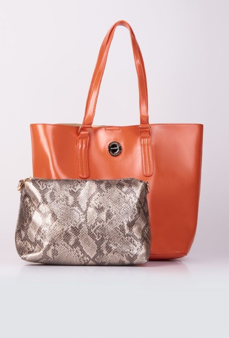 Torebka, pomarańczowa, Monnari BAG0830-K003