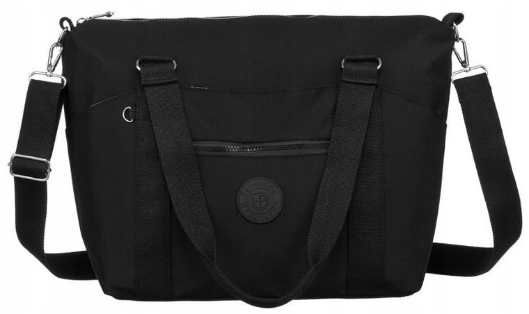 Torebka shopper, czarna, Peterson