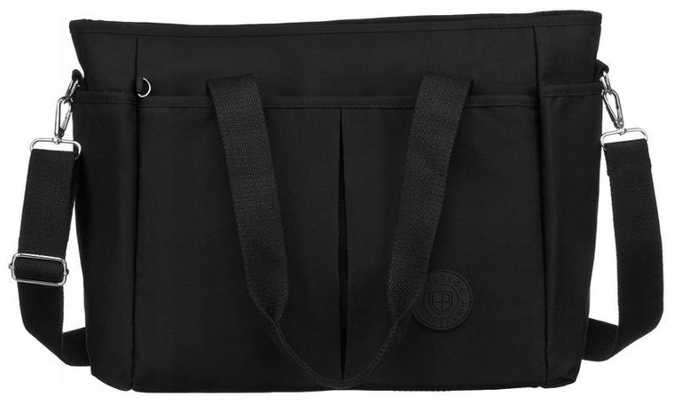 Torebka shopper, czarna, Peterson