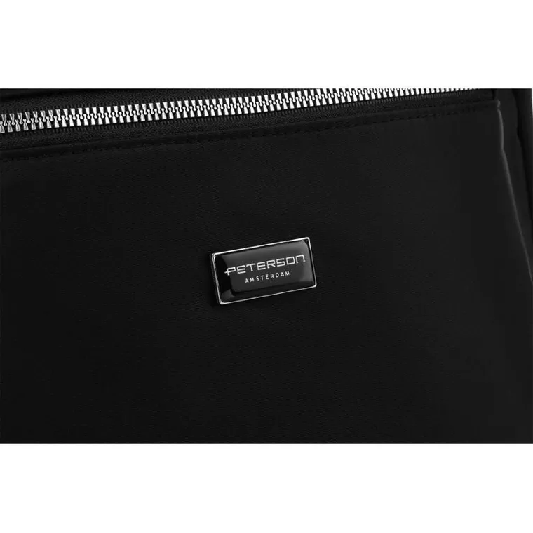 Torebka shopper, czarna, Peterson