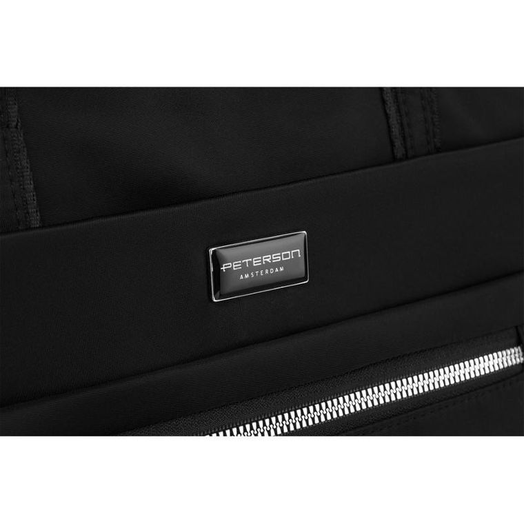 Torebka shopper, czarna, Peterson