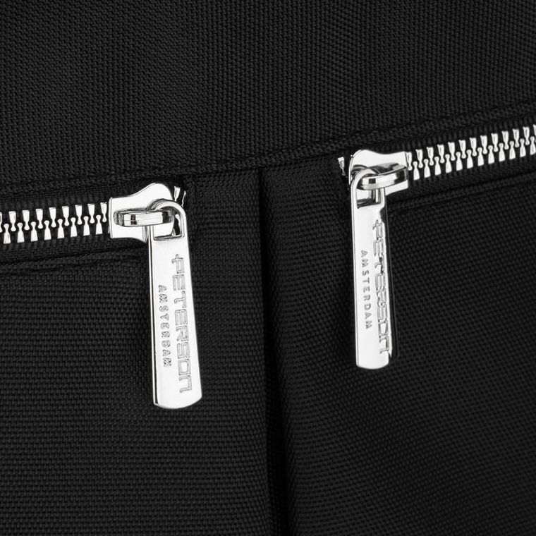 Torebka shopper, czarna, Peterson