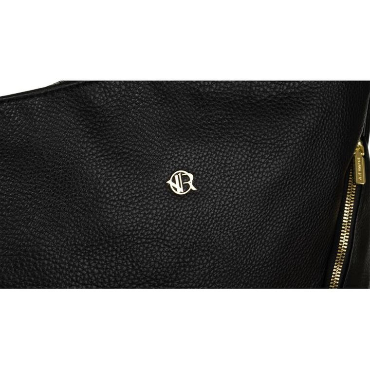 Torebka shopper, czarna, Rovicky