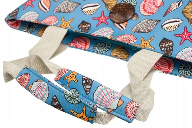 Torebka shopper, niebieska