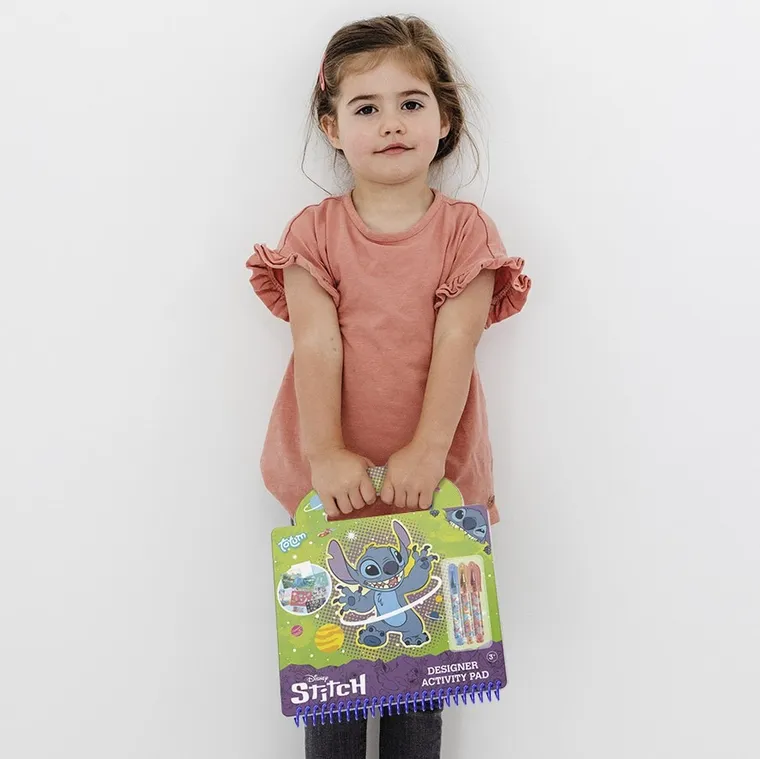 Totum, Lilo i Stitch, kreatywny szkicownik z naklejkami i akcesoriami