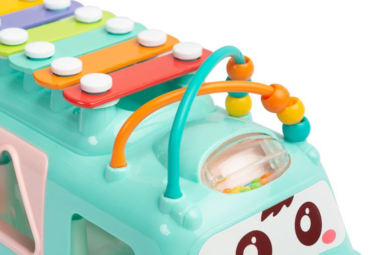 Toyz, Autobus, cymbałki z sorterem, zabawka edukacyjna
