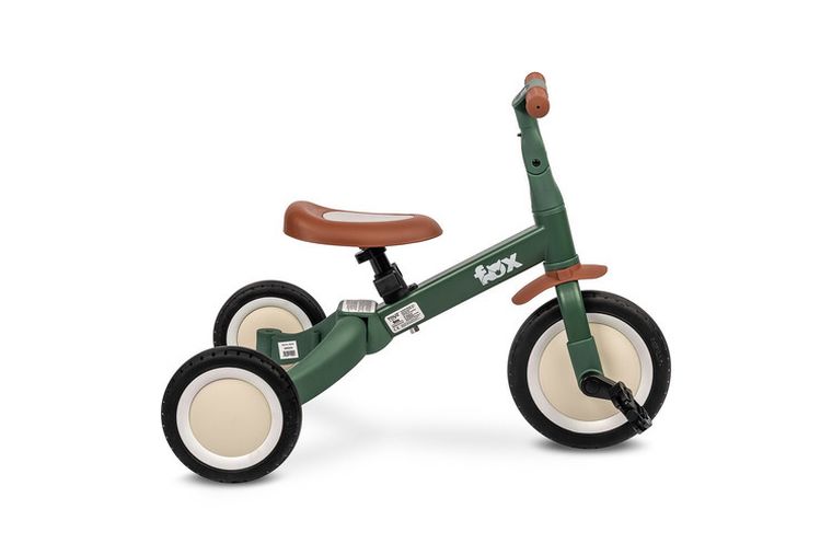 Toyz, Fox, rowerek trójkołowy, biegowy, green