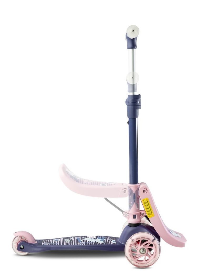 Toyz, hulajnoga 2w1, Tixi Pink