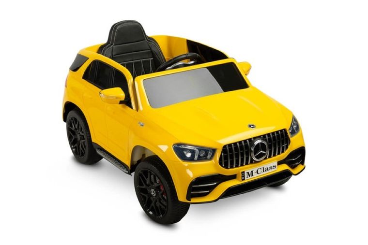 Toyz, Mercedes-Benz, W166, pojazd na akumulator, żółty