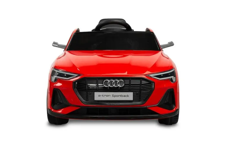 Toyz, samochód, Audi E-tron Sportback, pojazd na akumulator, czerwony