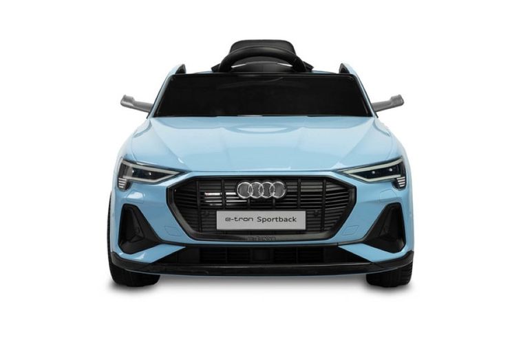 Toyz, samochód, Audi E-tron Sportback, pojazd na akumulator, niebieski