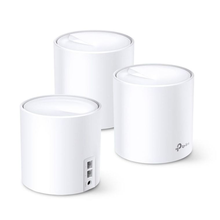 TP-Link, Deco X20 3-Pack, System Mesh, AX1800, Dual Band, OFDMA, MU-MIMO, 2x RJ45 1000Mb/s