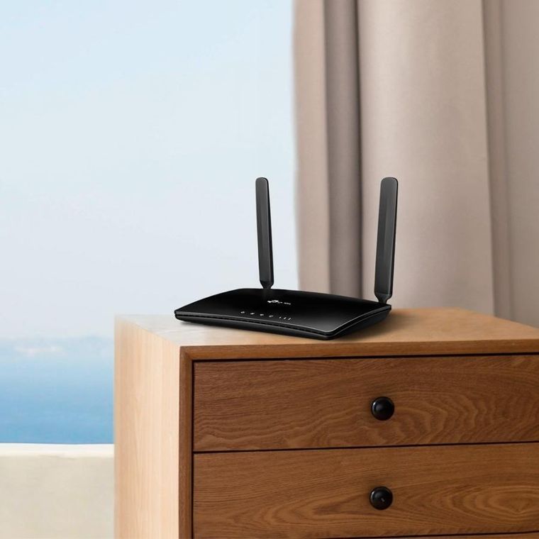 TP-Link, router bezprzewodowy, czarny, TL-MR6400