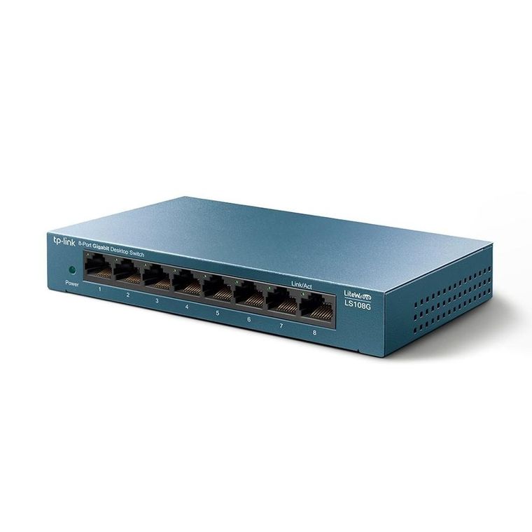 TP-Link, switch, TL-LS108G (8x 10/100/1000Mbps)