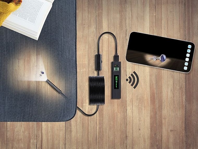 Tracer, HardWire, kamera endoskopowa, 5M 8MM LED WIFI