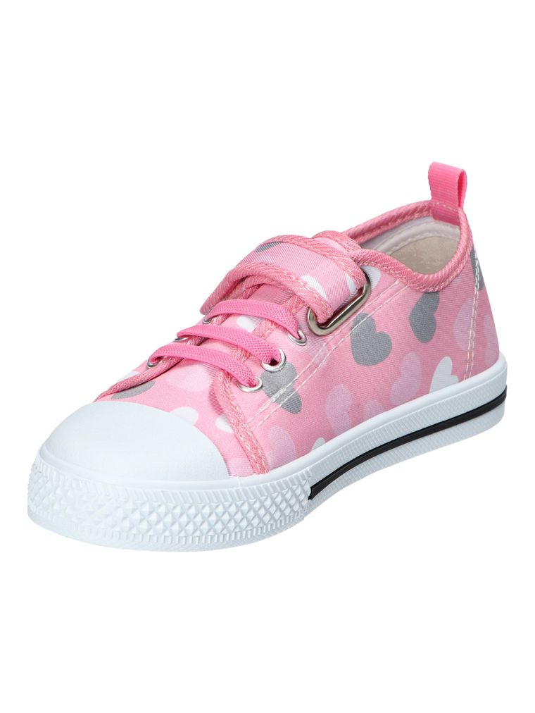 Trampki dziewczęce, różowe, American Club
