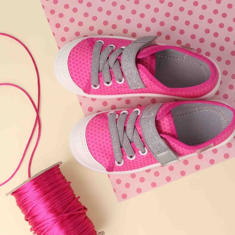 Trampki dziewczęce, różowe, Befado