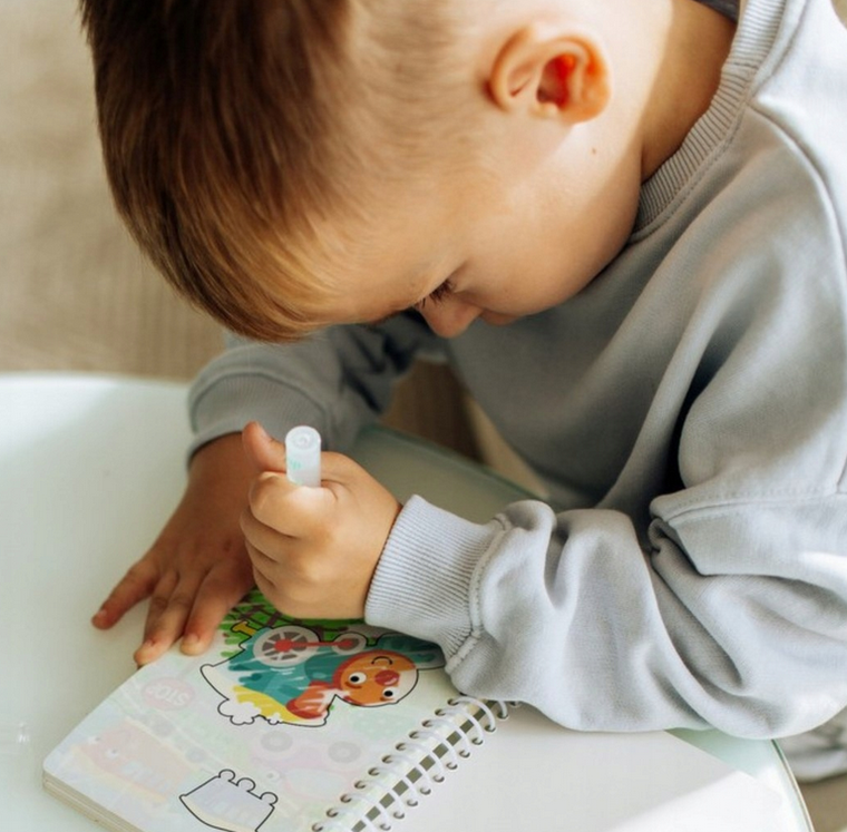 Transport. Malowanka wodna z markerem