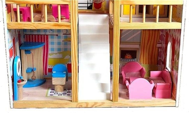 Tree Toys, drewniany domek dla lalek