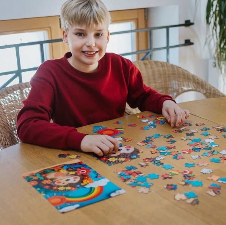 Trefl, 40-lecie, Paper Art, Jeżyk, puzzle, 160 elementów