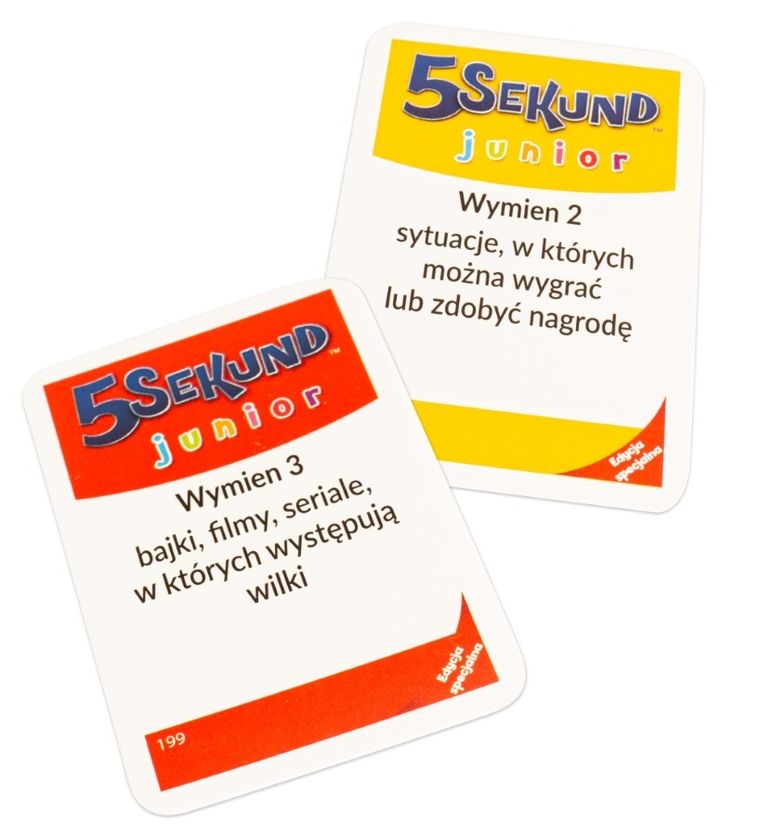 Trefl, 5 Sekund, Junior 2.0, gra familijna, edycja specjalna