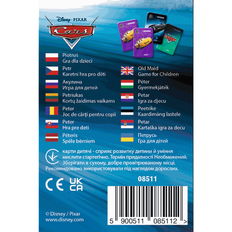 Trefl, Auta, Piotruś, gra karciana