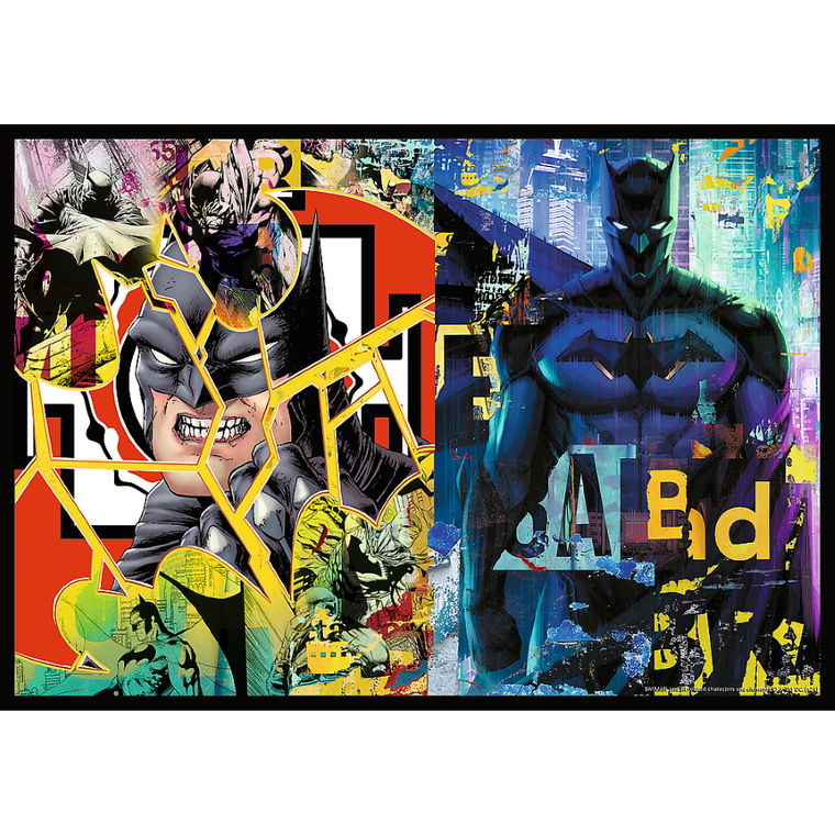 Trefl, Batman, Batman w akcji, puzzle, 4-250 elementów