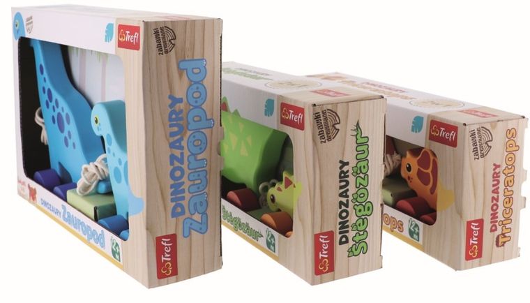 Trefl, Bobaski i Miś, Zauropod, dinozaury na kółkach