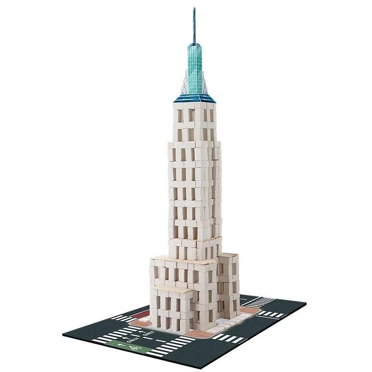 Trefl, Buduj z cegły, Empire State Building, zestaw kreatywny, 420 elementów