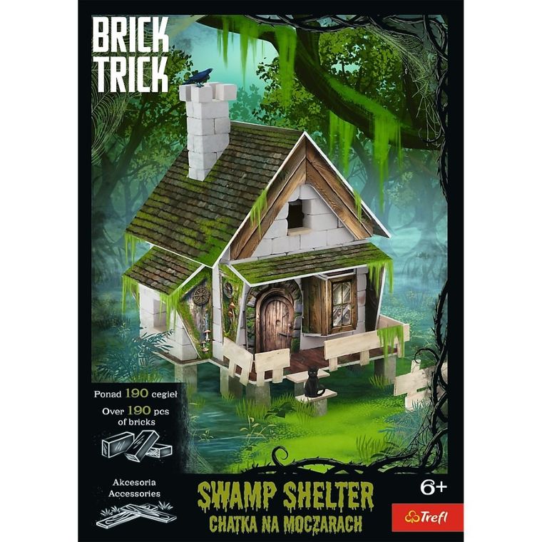 Trefl, Buduj z cegły, Halloween, Chatka na moczarach, zestaw kreatywny