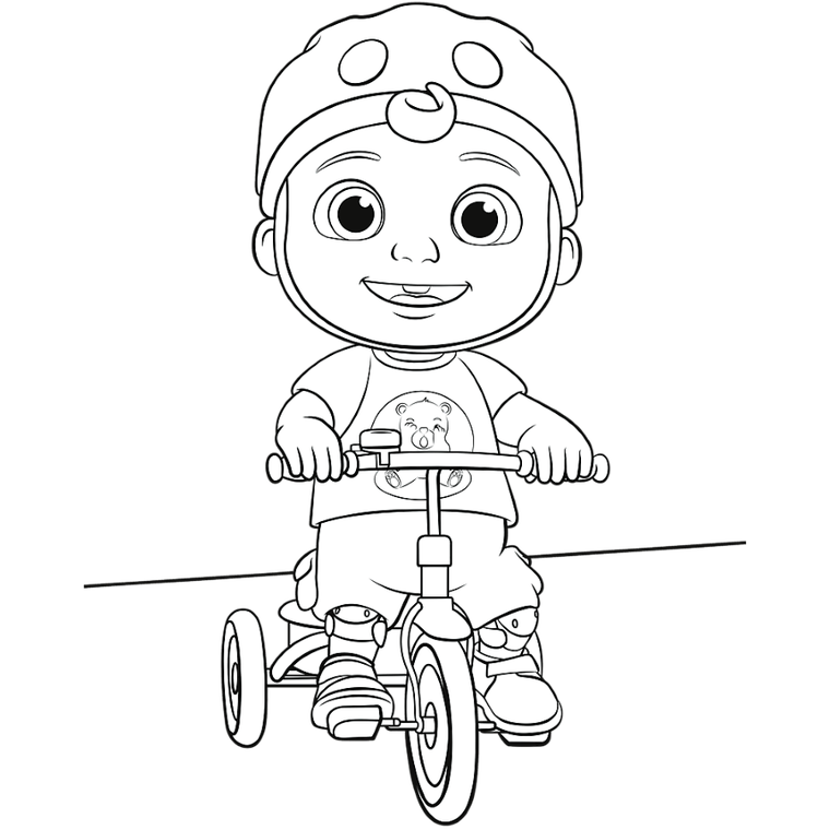 Trefl, Cocomelon, Przyjaciele, puzzle maxi dwustronne, 2-10 elementów